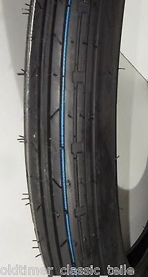 Reifen Rille Oldtimer Moped 2 1/2  17 2.50 KTM Hercules Kreidler Zündapp Puch - Classic-Moped