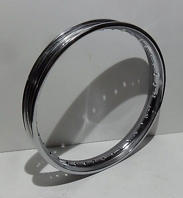 Felge 18 x 1,85 70mm STAHL chrom Göricke DKW NSU Oldtimer Miele Zündapp Hercules - Classic-Moped