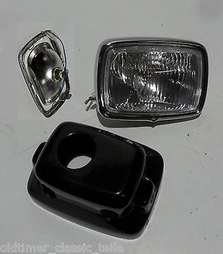 Honda CG125 P  Scheinwerfer Lampe Oldtimer Motorrad eckig - Classic-Moped