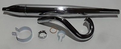 Auspuffanlage Hercules Sportbike SB1 K50 RS Guß Zylinder Zigarre Auspuff Krümmer - Classic-Moped