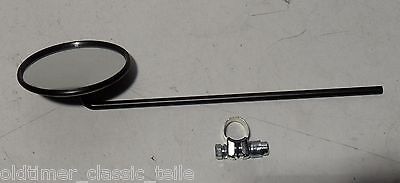 Polo  Spiegel rund schwarz  Zündapp Hercules Kreidler  BUMM Germany - Classic-Moped