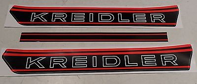 Kreidler RM RS RMC Aufkleber Tank Decor Schriftzug rot schwarz - Classic-Moped