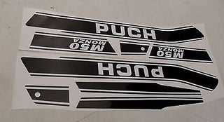 Puch Monza Aufkleber Dekorsatz Tank Seitendeckel Sticker Decor Satz - Classic-Moped