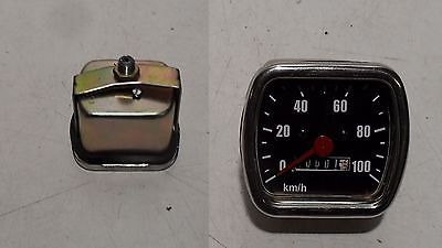 Tacho 100km/h Mofa Moped  Puch DS VZ R MC 50 60 KTM eckig - Classic-Moped
