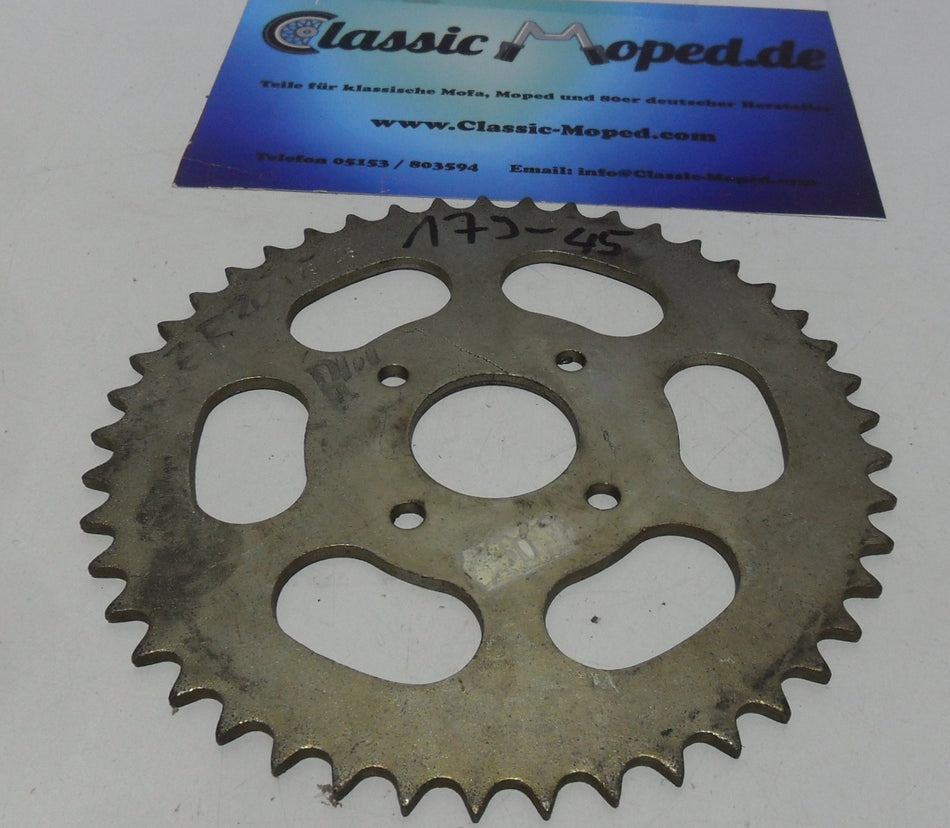 Kettenrad Kynast Mofa K 974 Demm AP25 Smily 45 Zähne NEU - Classic-Moped