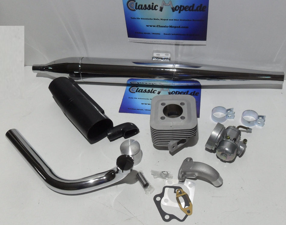 Kreidler Florett K54 Eitank Tuning Satz Zylinder 50 Zigarre NEU - Classic-Moped