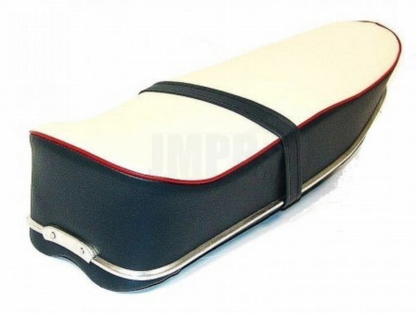 Kreidler Florett Eitank Eiertank K54 Sitzbank weiss schwarz NEU - Classic-Moped