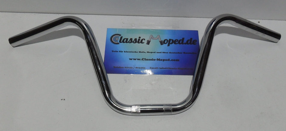 Mofa Lenker Halbhoch Hercules Prima 2S 20cm h 60 breit Chrom NEU - Classic-Moped