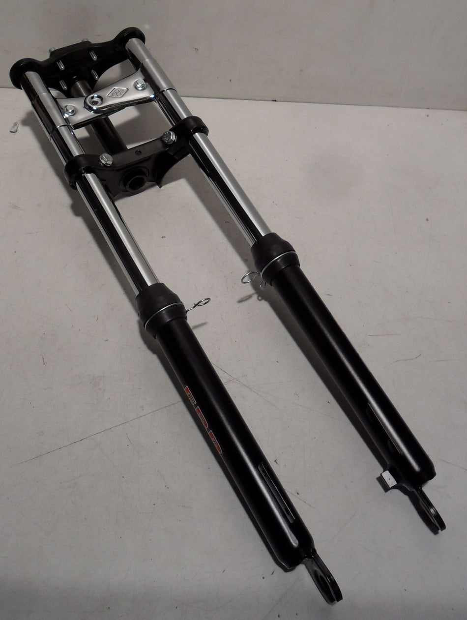 ZX1 Puch Maxi Gabel stabil schwarze Tauchrohre lange Version NEU - Classic-Moped