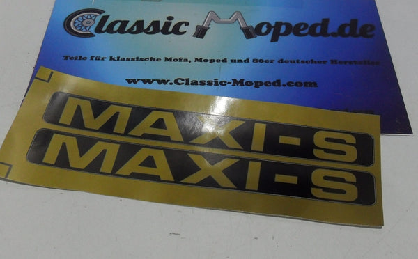 Puch Maxi S Aufkleber Satz Gold Tank Decor 170mm x 20 Mofa NEU - Classic-Moped