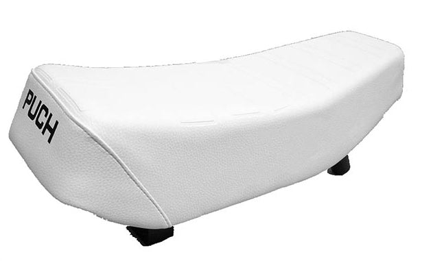 Puch Maxi N + S Mofa Moped Sitzbank Sattel weiss Sozius NEU - Classic-Moped