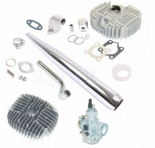 Kreidler Florett Tuning kit RMC Zylinder 55 Vergaser Auspuff NEU - Classic-Moped
