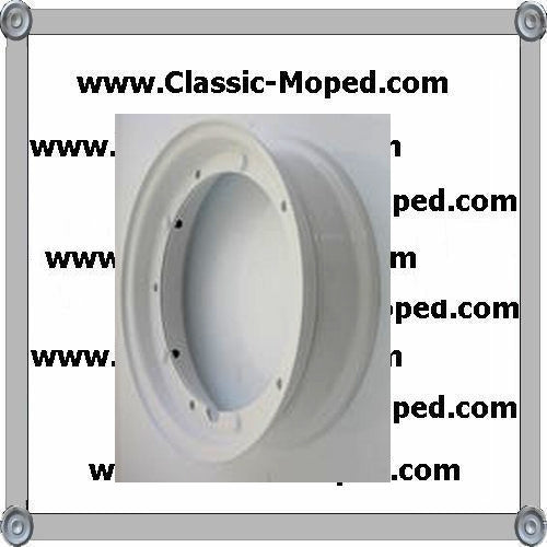 Felge Vespa PK 80 PX ET3 50N Rally 200 Sprint 50 weiss NEU - Classic-Moped
