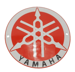 Blechschild  Yamaha Emaille Werkstatt Schild rund NEU - Classic-Moped